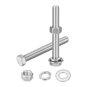 uxcell 5Zbg ZplW{g 1/2-13 x 4" 304XeXX`[ SlW{g ibg bV[ bNbV[t Vo[