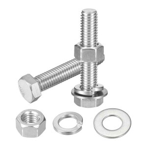 uxcell 5Zbg ZplW{g 1/2-13 x 2-1/2" 304XeXX`[ SlW{g ibg bV[ bNbV[t Vo[