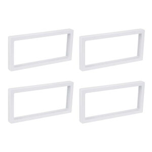 uxcell �����t���[���f�B�X�v���C�z���_�[�X�^���h3D��΃f�B�X�v���C�{�b�N�X9.06 x 4.33 x 0.79�z���C�g�����O�l�b�N���X�u���X���b�g�C�������O4����