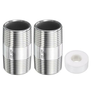 uxcell 2 XeXjbvpCvp 3/4" N PT x 3/4" N PT XXbh 1.77"  jbvpCv ڑ  r[}V  KX C z