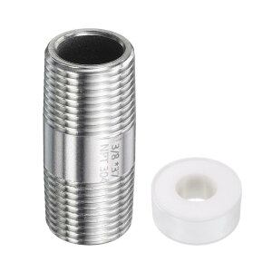 uxcell XeXjbvpCvp 3/8" N PT x 3/8" N PT XXbh 1.46"  jbvpCv r[}V oX[ KX GA zǗpɐڑ邽߂̂