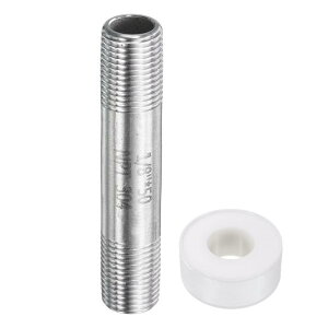 uxcell XeXjbvpCvp 1/8" N PT x 1/8" N PT XXbh 1.97"  jbvpCv r[}V oX[ KX GA zǗpɐڑ
