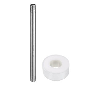 uxcell XeXjbvpCvp 1/8" N PT x 1/8" N PT XXbh 152mm  jbvpCv r[}V oX[ KX GA zǗpɐڑ邽߂̃pCvp