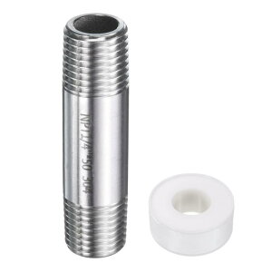 uxcell XeXjbvpCvp 1/4" N PT x 1/4" N PT XXbh 1.97"  jbvpCv r[}V oX[ KX GA zǗpɐڑ邽߂̂