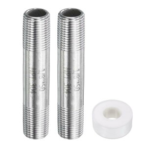 uxcell 2 XeXjbvpCvp 1/8" N PT x 1/8" N PT XXbh 1.97"  jbvpCv ڑ  r[}V  KX GA vrO