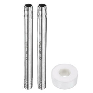 uxcell 2 XeXjbvpCvp 1/8" N PT x 1/8" N PT XXbh 3.94"  jbvpCv r[}V oX[ KX GA zǗpɐڑ 
