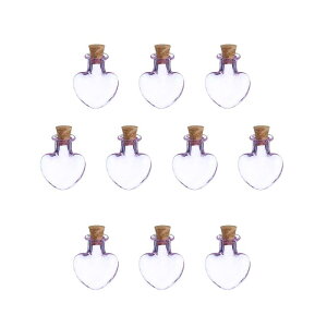 uxcell 10�� �~�j�K���X�{�g���y���_���g 0.01oz/0.5ml�n�[�g�^�����ȃK���X�r �R���N�X�g�b�p�[�t�� �肢�r DIY�N���t�g�p�[�e�B�[�E�F�f�B���O�f�R���[�V���� ���C�ɓ��� �p�[�v��