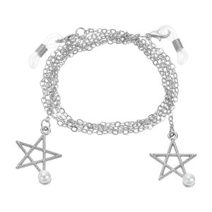 uxcell �r�[�Y�t�����K�l�`�F�[���A�X�^�[�p�[���ዾ�`�F�[���A�C�E�F�A���e�[�i�[�ዾ�X�g���b�v�z���_�[�l�b�N�T���O���X�`�F�[�������p�K�[���Y�A�V���o�[