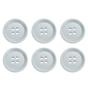 uxcell 6�̃{�^�� 23 mm (0.91�C���`) 4�̌� ������ ���E���h�N���t�g�p�����{�^�� �ߗ�DIY�N���t�g�����p �z���C�g�O���[