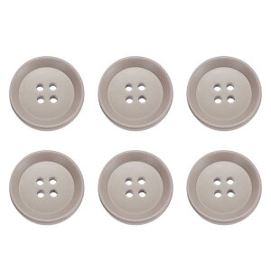 uxcell 6�̃{�^�� 25mm (0.98�C���`) 4�̌� ������ ���E���h�N���t�g�p�����{�^�� �ߗ�DIY�N���t�g���� �s���N