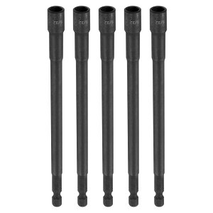 uxcell 5�Z�b�g �w�b�N�X�i�b�g�h���C�o�[�h�����r�b�g 9/32 6�p�\�P�b�g 1/4 �w�b�N�X�V�����N �}�O�l�e�B�b�N�Z�b�^�[ CR-V�X�`�[�� �{���g�\�P�b�g �p���[�h���� �C���p�N�g�h���C�o�[�p 5.9