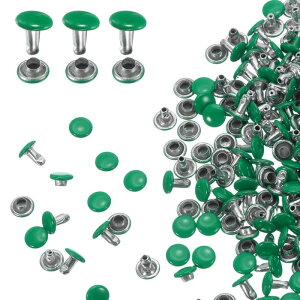 uxcell 60�Z�b�g �_�u���L���b�v���U�[���x�b�g 6x6mm �ۃL���b�v�`���[�u������X�^�b�Y ���n�p�x���g �y���g�p��� �u�[�c �o�b�O �C���Ƒ����ɓK���Ă��܂� ��