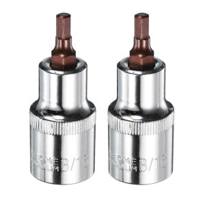 uxcell 2��3/16�Z�p�r�b�g�\�P�b�g1/2�X�N�G�A�h���C�uSAE�G�N�X�e���V�����C���p�N�g�r�b�g�p���[�i�b�g�h���C�o�[�Z�b�gS2��CR-V�X�`�[���\�P�b�g���`�F�b�g�����`�r�b�g