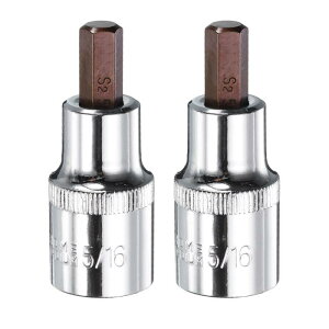 uxcell 2��5/16�Z�p�r�b�g�\�P�b�g1/2�X�N�G�A�h���C�uSAE�G�N�X�e���V�����C���p�N�g�r�b�g�p���[�i�b�g�h���C�o�[�Z�b�gS2��CR-V�X�`�[���\�P�b�g���`�F�b�g�����`�r�b�g