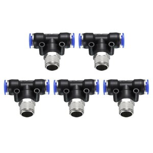 uxcell 5̃GACtBbeBO 10mm `[u OD x N PT 3/8 Xbh PT4-U jbv xX eB[ NCbN vbV gD RlNg ^J GAC z[X C_Xg[ GA VXe