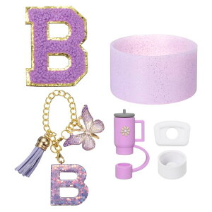 uxcell �n���h���t���J�b�v�^���u ���[�p��6�Z�b�g�̃J�b�v�A�N�Z�T���[�Z�b�g�A�V���R���X�g���[�J�o�[�A�u�[�g�A�h�R�X�g�b�p�[�A�n���h�������A�C�j�V�����X�e�b�J�[�i���^�[B�A�p�[