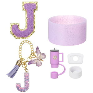 uxcell �n���h���t���J�b�v�^���u ���[�p��6�Z�b�g�̃J�b�v�A�N�Z�T���[�Z�b�g�A�V���R���X�g���[�J�o�[�A�u�[�g�A�h�R�X�g�b�p�[�A�n���h�������A�C�j�V�����X�e�b�J�[�i����J�A�p�[�v