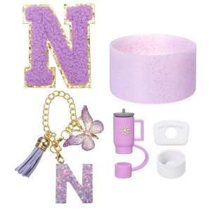 uxcell �n���h���t���J�b�v�^���u ���[�p��6�Z�b�g�̃J�b�v�A�N�Z�T���[�Z�b�g�A�V���R���X�g���[�J�o�[�A�u�[�g�A�h�R�X�g�b�p�[�A�n���h�������A�C�j�V�����X�e�b�J�[�i���^�[N�A�p�[