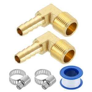 uxcell ^Jz[Xo[utBbeBO2 5/16" x 3/8" N PT 90xG{[z[XRlN^[ z[XNvt EREKXEAp