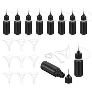 uxcell 10̃X NC[Y{g 10ml/0.3oz̃O[^CvAvP[^[{g H| G  CNp̃vX`bNt̃O[{gi 10̘Rltj