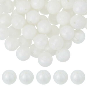 uxcell 60�� �V���R���r�[�Y 15mm �ۂ��t�H�[�J���r�[�Y �L�[�`�F�[�� �u���X���b�g �l�b�N���X �y����� DIY�N���t�g�p �J���t���ȃr�[�Y ���邢�z���C�g