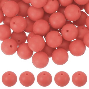 uxcell 60�� �V���R���r�[�Y 15mm �ۂ��t�H�[�J���r�[�Y �L�[�`�F�[�� �u���X���b�g �l�b�N���X �y����� DIY�N���t�g�p �J���t���ȃr�[�Y �s�[�`