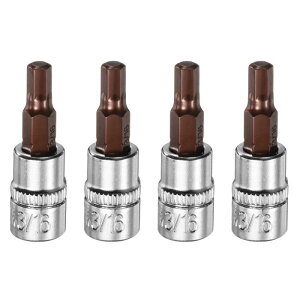 uxcell 4��3/16�Z�p�r�b�g�\�P�b�g1/4�X�N�G�A�h���C�uSAE�G�N�X�e���V�����C���p�N�g�r�b�g�p���[�i�b�g�h���C�o�[�Z�b�gS2��CR-V�X�`�[���\�P�b�g���`�F�b�g�����`�r�b�g