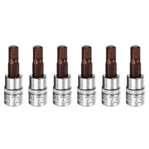 uxcell 6�� 7/32�w�b�N�X�r�b�g�\�P�b�g1/4�X�N�G�A�h���C�uSAE�����C���p�N�g�r�b�g�p���[�i�b�g�h���C�o�[�Z�b�gS2��CR-V�X�`�[���\�P�b�g���`�F�b�g�����`�r�b�g