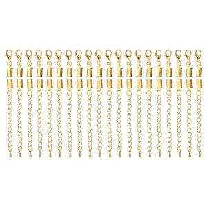 uxcell 20Zbg̐܂ԂR[hGhA4mm̒[qNvLbvN Xv`bvAU[DIYNtgp̃lbNXuXbgp̃uX^[N[t@Xi[Ɖ`F[A