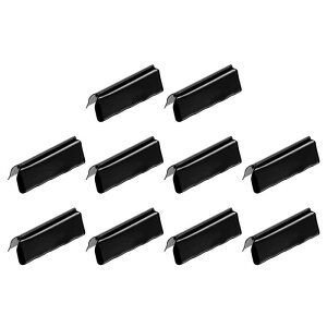 uxcell 10�̃��{���R�[�h�N�����v�G���h�A25mm/0.98�C���`���{���N�����v�N�����v�A�N���t�g��ΐ���p�x���g�o�b�N���G���h�`�b�v�A��