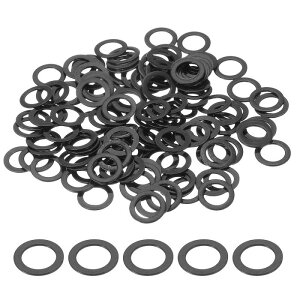 uxcell �l�W�p������120�� �X�e�����X�|�����b�V���[6mm���ax10mm�O�ax0.5mm�� �{���g �H��C�� �L�b�`�� �X�� ���O���ݗp ��