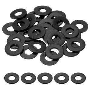 uxcell �l�W�p�t���b�g���b�V���[30�� �X�e�����X�����b�V���[ 10mm ���a x 25mm �O�a x 2mm ���� �{���g �H��C�� �L�b�`�� �X�� ���O���ݗp ��