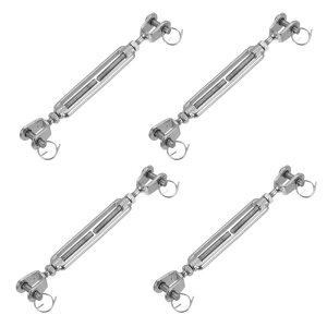 uxcell 4 M5(3/16") W[ƃW[ ^[obN C[[veV 304XeXX`[ ^[obN \ȃP[ueVi[ VF[hZC N[[bg 660|h 