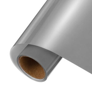 uxcell �O���[�̉i�v���r�j�[�� 12×8ft�̃f�J�[���J�b�e�B���O �T�C�� �X�N�� �b�v�u�b�L���O DIY�N���t�g �z�[���f�R���[�V�����p�̔S�����r�j�[�����[��