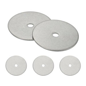 uxcell 2��M6 304�X�e�����X�|�������ۍ����l�W �{���g �z�� ������ DIY �d�q�f�o�C�X�p6.5mm ID 50mm OD 2mm��