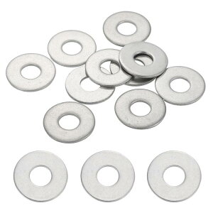 uxcell 20��M8 304�X�e�����X�|�������ی`�t���b�g�X�y�[�T�[ �l�W �{���g �z�� ������ DIY �d�q�f�o�C�X�p8mm���a22mm�O�a1.5mm��