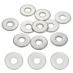uxcell 10��M8 304�X�e�����X�|�������ۍ����l�W �{���g �z�� ������ DIY �d�q�@��p8mm ID 24mm OD 2mm��
