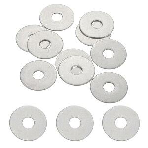 uxcell 10��M8 304�X�e�����X�|�������ۍ����l�W �{���g �z�� ������ DIY �d�q�@��p8.5mm ID 28mm OD 1.2mm��