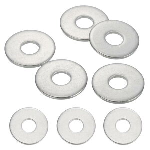 uxcell 5��M10 304�X�e�����X�|�������ۍ����l�W �{���g �z�� ������ DIY �d�q�@��p10.5mm ID 30mm OD 2.5mm��