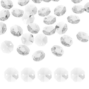 uxcell 70��14mm �����I�N�^�S���r�[�Y 2���K���X�T���L���b�`���[�r�[�Y �V�����f���A�v���Y���p�[�c �z�[��DIY�A�[�g�N���t�g�����p�y���_���g �N���A