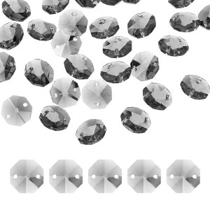 uxcell 70��14mm �����I�N�^�S���r�[�Y 2���K���X�T���L���b�`���[�r�[�Y �V�����f���A�v���Y���p�[�c �z�[��DIY�A�[�g�N���t�g�����p�y���_���g �N���A��