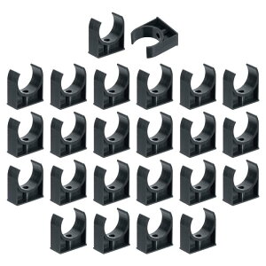 uxcell 24�� PVC�E�H�[�^�[�p�C�v�N�����v�N���b�v U���^ �`���[�r���O�z�[�X�o�b�N�� 50mm OD�p ���`���[�u�z���_�[ TV�g���C�p �`���[�r���O�z�[�X�n���K�[�T�|�[�g�`���[�r���O ��