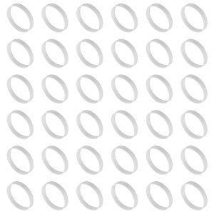 uxcell 60�� �V���R�[���S���o���h 25mm/1" �S���o���h�����O �P�[�u���^�C ���͂Ȓe���o���h �R�[�h�����t���p�o�b�O���b�v �z���C�g