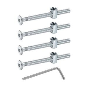 uxcell 4Pcs xbht[{g M6 x 70mm Zp\PbgwbhXN[{g oPbgibg ixbh t@j`[XN[ ė`wbhoPbgibgƃ`t `FA Vo