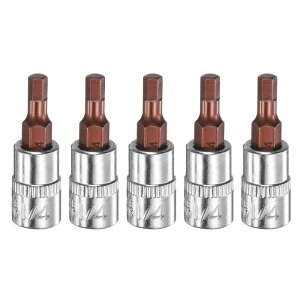 uxcell 5�� H4 �w�b�N�X �r�b�g �\�P�b�g 1/4 �X�N�G�A �h���C�u ���g���b�N S2 & CR-V �X�`�[�� �\�P�b�g ���`�F�b�g �����` �r�b�g �V���o�[ ���b�h