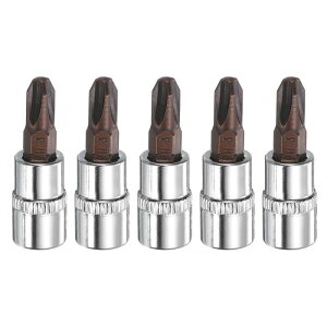 uxcell 5�� PH3 Phillips �r�b�g�\�P�b�g 1/4 �X�N�G�A�h���C�u �N���X�w�b�h S2 & CR-V �X�`�[�� �\�P�b�g ���`�F�b�g�����` �r�b�g, �V���o�[ ���b�h
