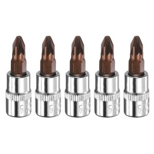 uxcell 5��PZ2�v���X�r�b�g�\�P�b�g1/4�X�N�G�A�h���C�u�N���X�w�b�hS2��CR-V�X�`�[���\�P�b�g���`�F�b�g�����`�r�b�g �V���o�[���b�h