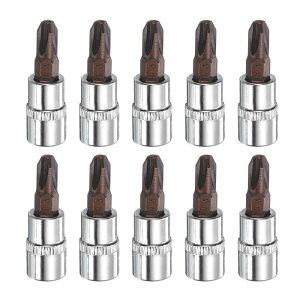 uxcell 10�� PH3 �v���X�r�b�g�\�P�b�g 1/4 �X�N�G�A�h���C�u �N���X�w�b�h S2 & CR-V �X�`�[�� �\�P�b�g ���`�F�b�g�����` �r�b�g �V���o�[ ���b�h
