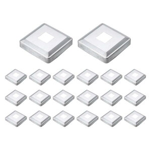 uxcell 20 |Xgx[XJo[ 3.25"x3.25"i1"x1"j^CeOX^C|XgXJ[g |XgtFXfbLP[u肷oX^[XeA[p Vo[