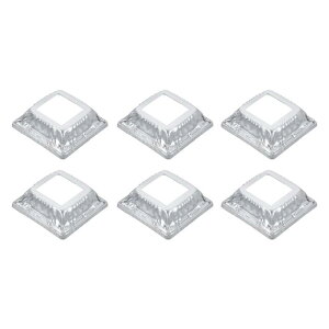 uxcell 6�� �|�X�g�x�[�X�J�o�[ 3x3�i����1.4x1.4�j���^�������s�[�X�|�X�g�X�J�[�g �|�X�g�t�F���X�f�b�L�P�[�u���肷��o���X�^�[�X�e�A���[���p �V���o�[